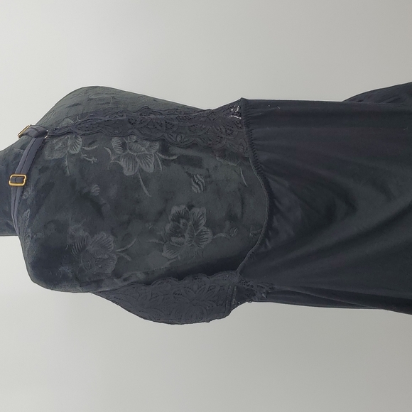 Daisy Fuentes Women Chemise Teddy Babydoll Soft Stretch Mother Day Black Sz 1X - Picture 4 of 17